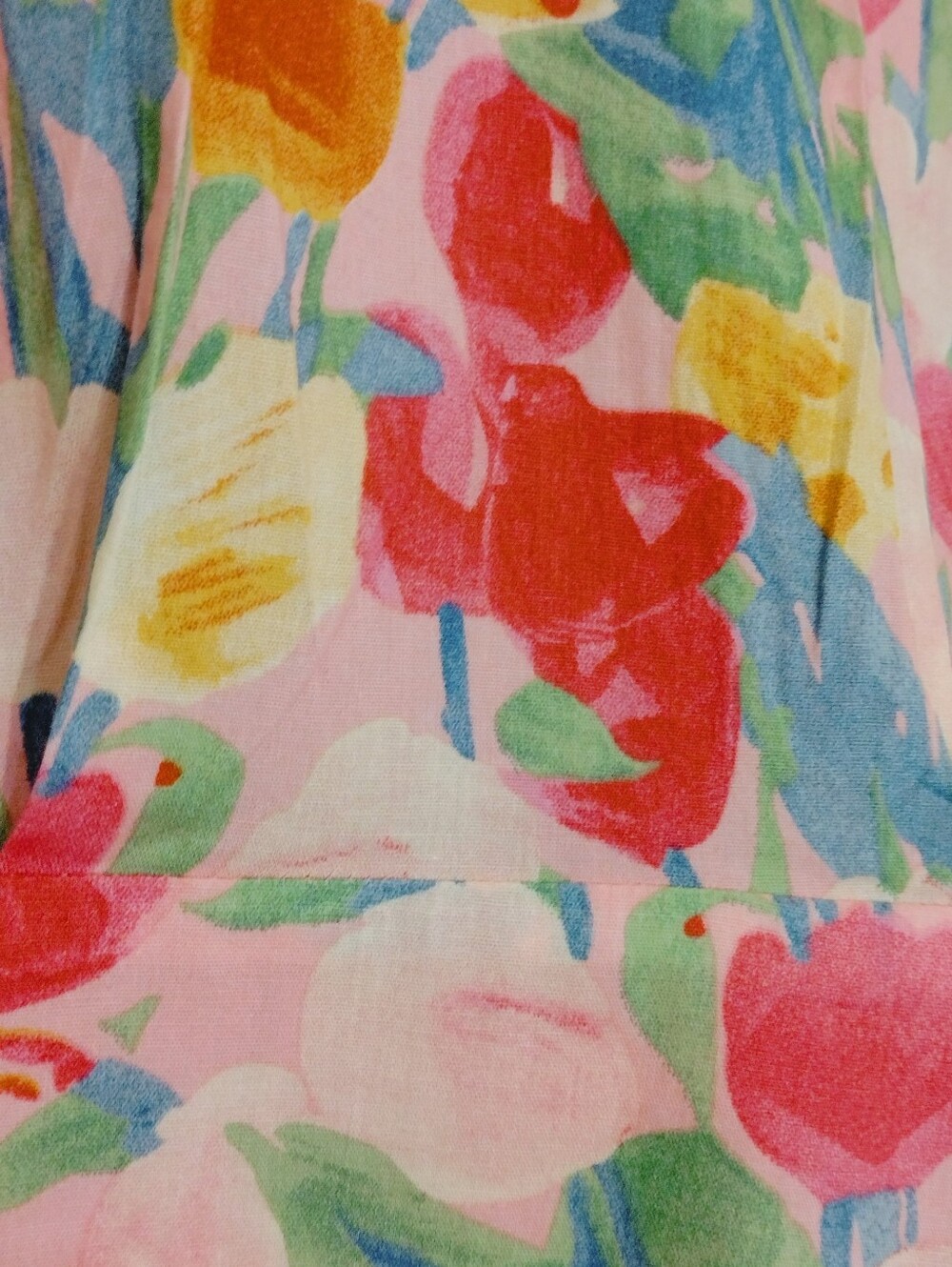 Entro Floral Ric Rac Flutter Sleeve Mini Dress Pink Multi Size M - Picture 8 of 11